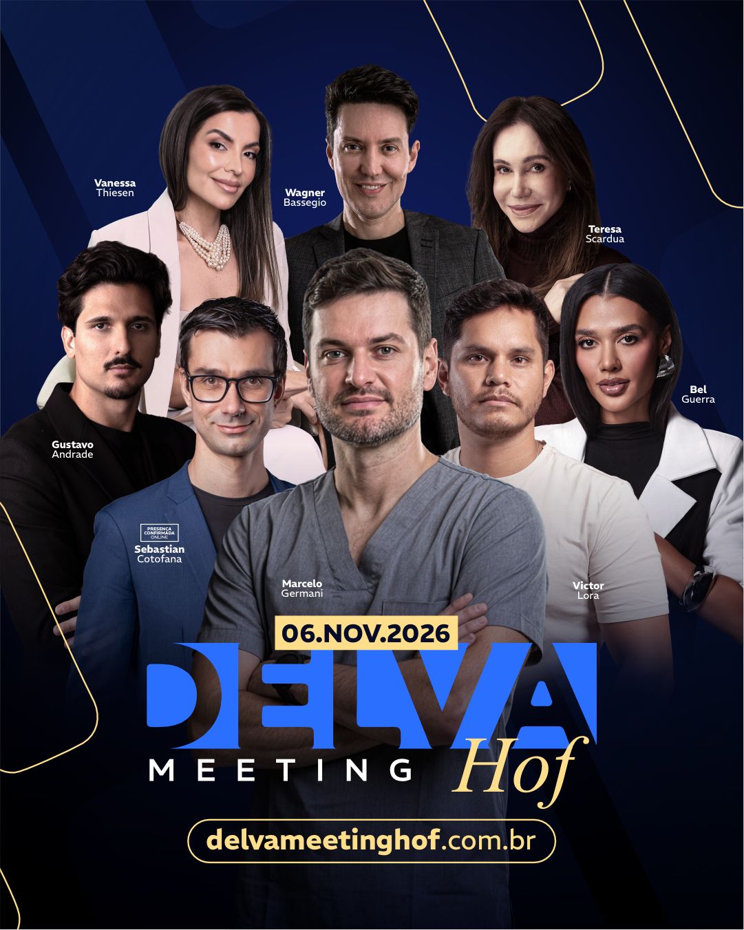 DELVA MEETING HOF 2026 — Dr. Marcelo Germani e line-up de palestrantes